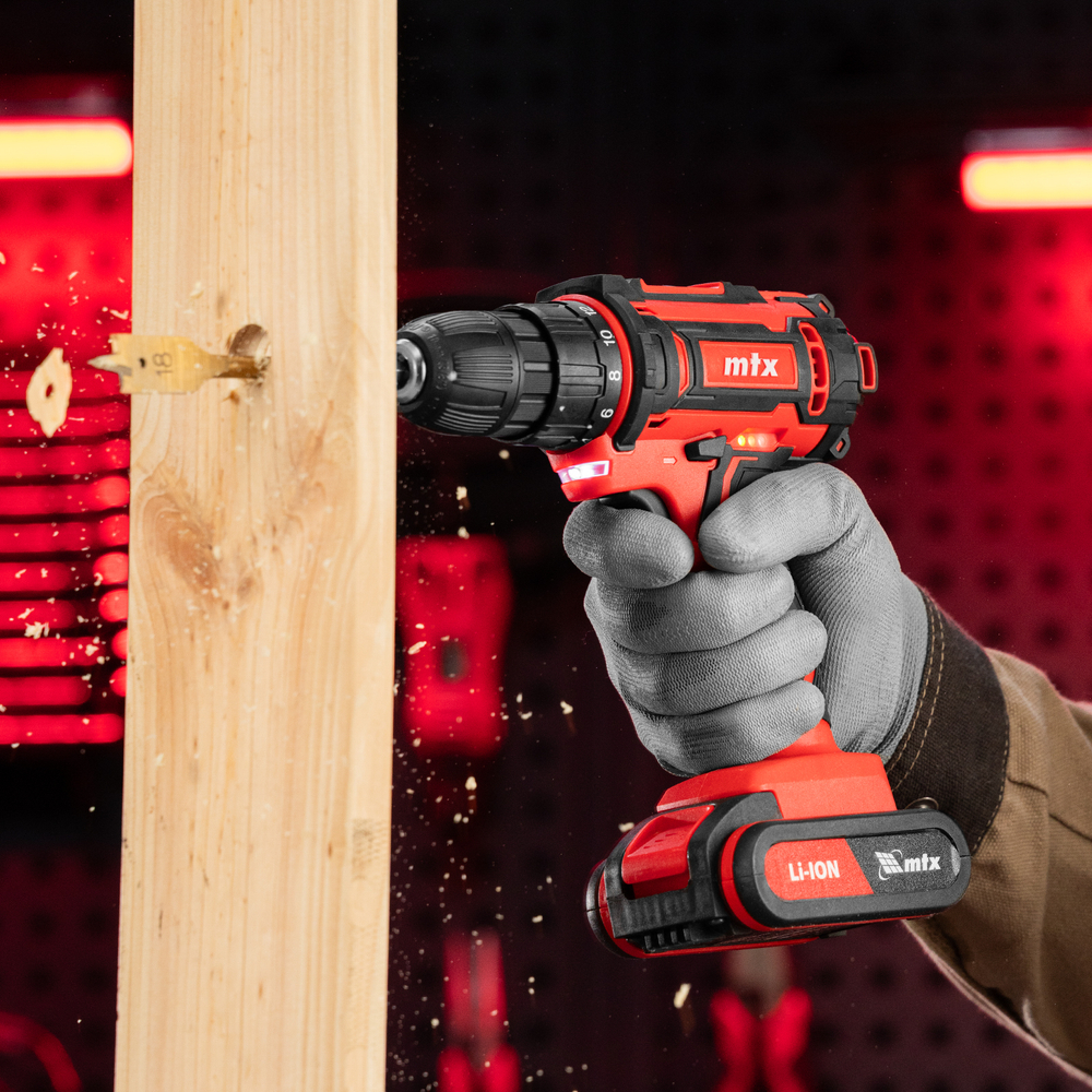 Дрель-шуруповерт аккумуляторная CDS-20, Li-Ion, 20 В// MTX