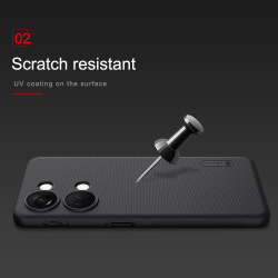 Тонкий жесткий чехол от Nillkin для смартфона OnePlus Ace 2V и Nord 3 5G, серия Super Frosted Shield