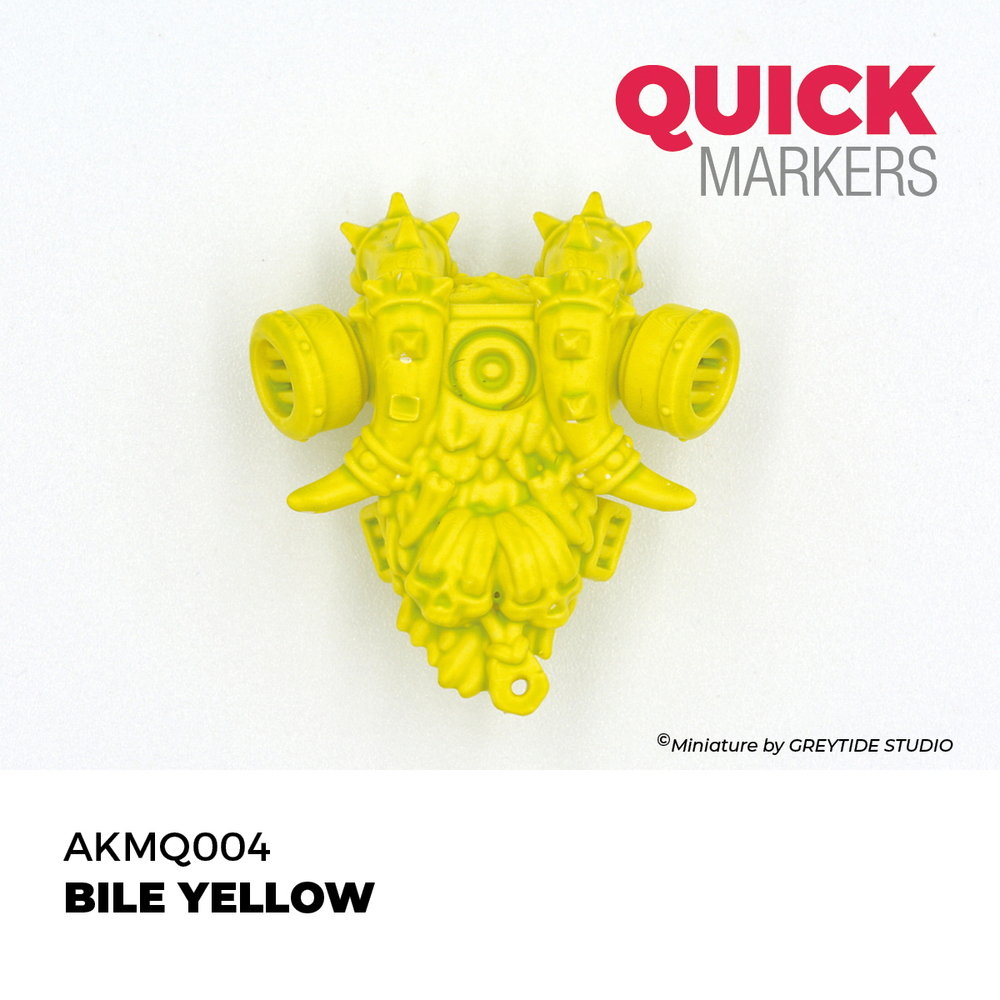 Акриловый маркер AK Interactive Quick Marker Bile Yellow