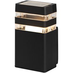 Светильник уличный настенный ЭРА «Астрея» GBW-101-BL-0200 230В 1хЕ27 max 30Вт IP54 200х110x95 вверх черный | Садово-парковые светильники