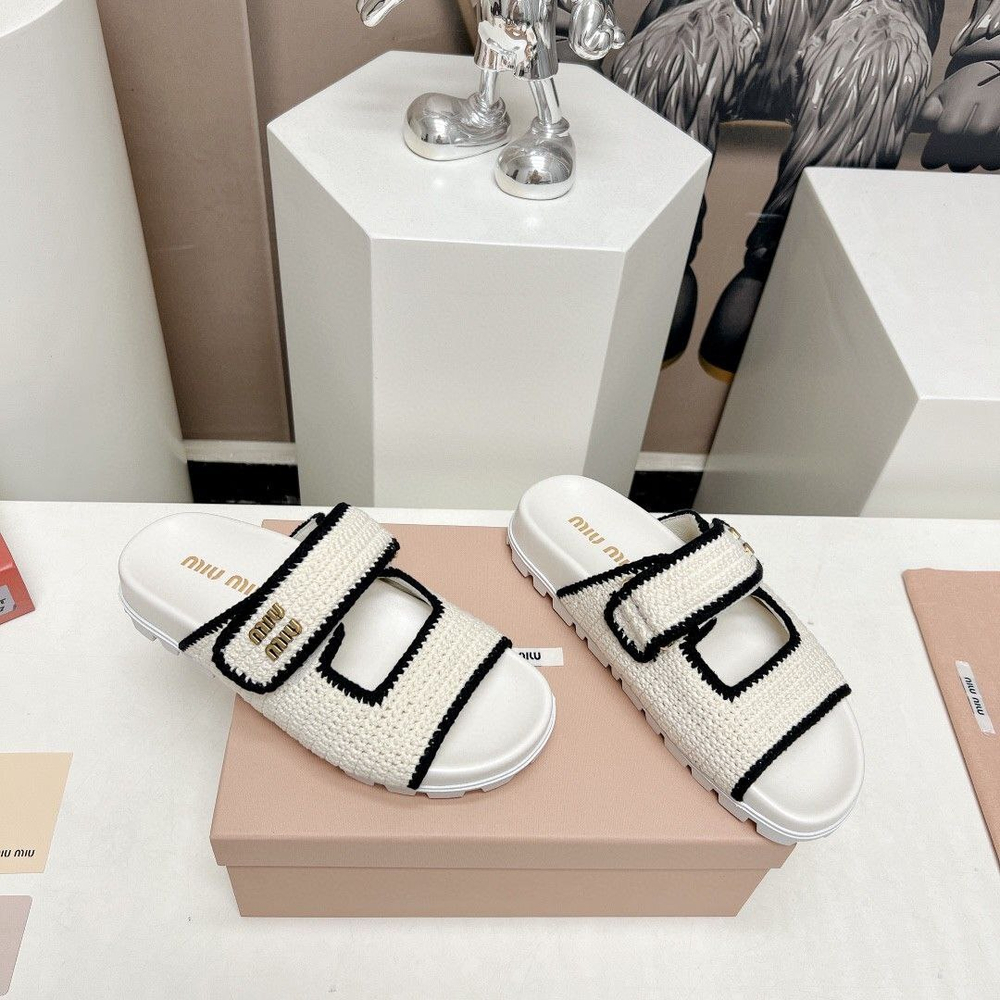 Шлепанцы MIU MIU, арт. 718779