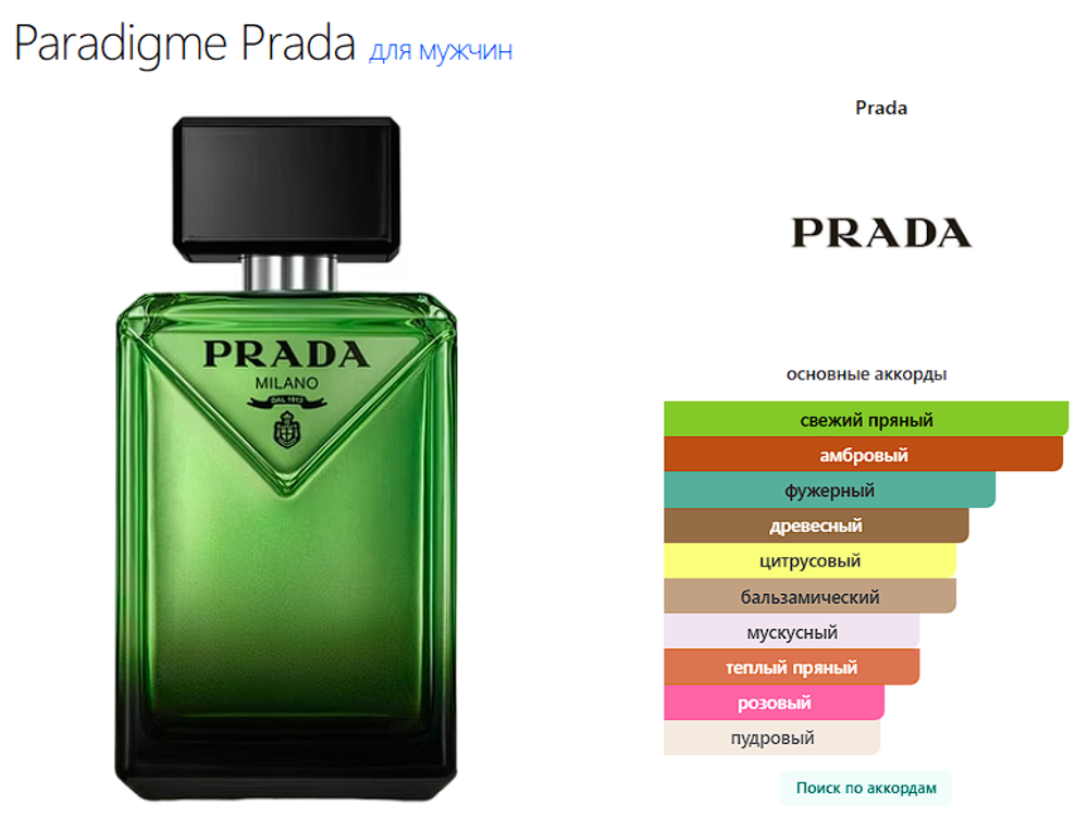 Paradigme Prada 100 мл (duty free парфюмерия)
