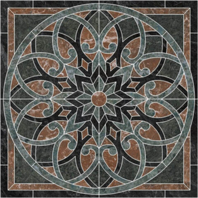 Декор Риальто наборный лаппатированный ID110