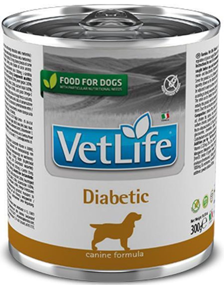 Farmina VetLife 300г конс. Diabetic для собак, при диабете