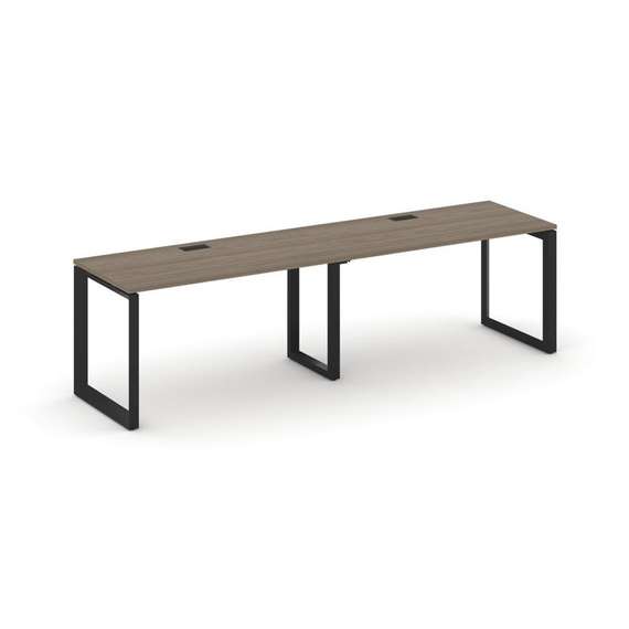 Style Project Рабочая станция односторонняя SN-59O.ORS-011 Вяз Благородный/Металл Черный/Черный Загл