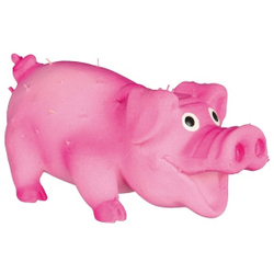 Trixie Игрушка "Свинка со щетиной", 10см, латекс
