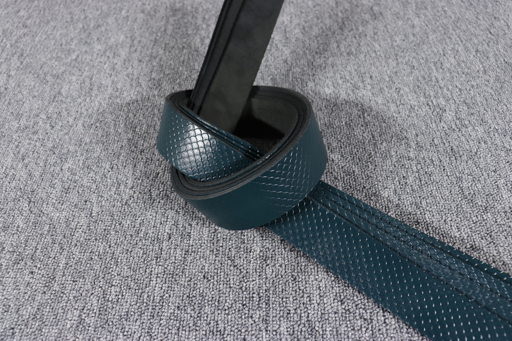 Ременная заготовка Темно-зеленная с лицевой отделкой + плита Черная мамба