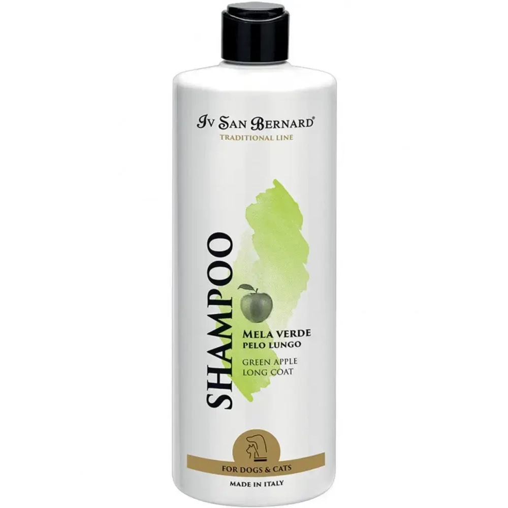 Iv san bernard traditional line green apple шампунь для длинной шерсти 500 мл