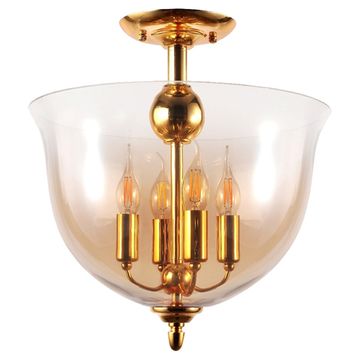 Потолочный светильник Atlas PL4 Gold золото Crystal Lux