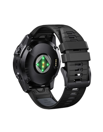 Ремешок силиконовый QuickFit 22 мм. для Garmin Fenix 7 PRO/7/6/5/5 plus, Quatix 5, MARQ, Forerunner 935 / 945, instinct, instinct 2 (Черный/Серый)