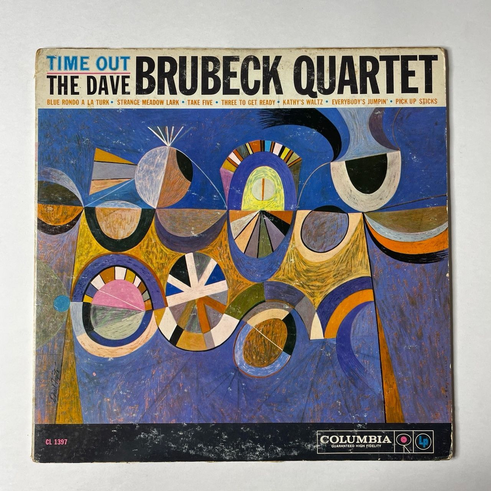 Винтажная виниловая пластинка LP The Dave Brubeck Quartet Time Out (USA 1959) 6 Глазая Columbia