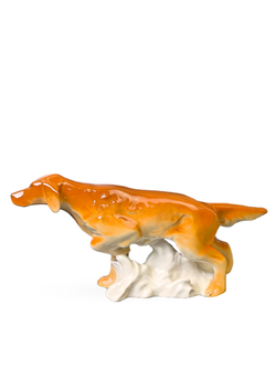 Фарфоровая статуэтка "Ирландский сеттер" ЛФЗ