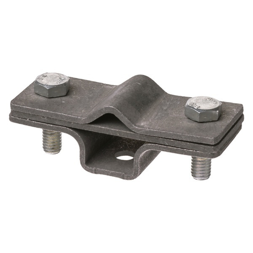 Держатель фасадный 2-х болтовый с контактной пластиной для прута D6-10 мм, горячее цинкование TDM SQ2402-3273