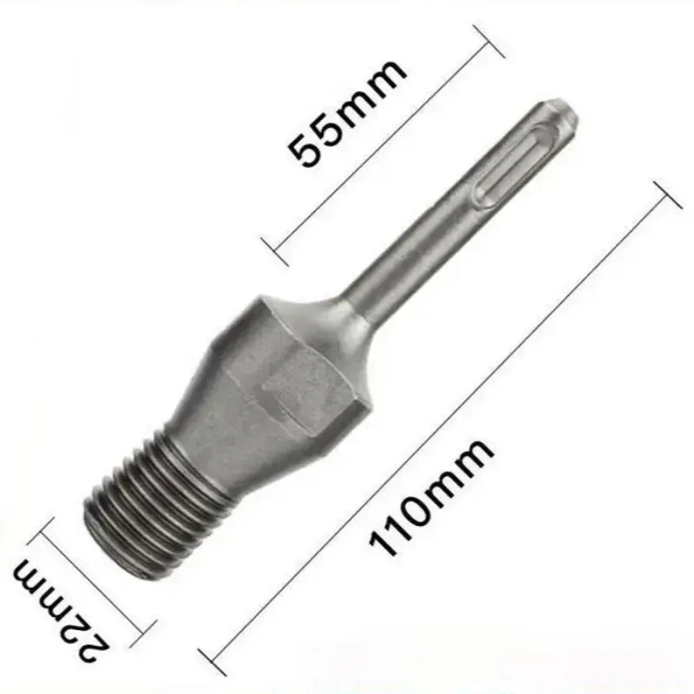 Адаптер/переходник для коронок алмазного бурения, SDS Plus - M22*2.5мм