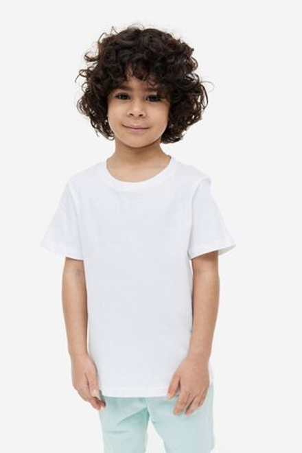 H&M Набор из 3 футболок из хлопка, белый
