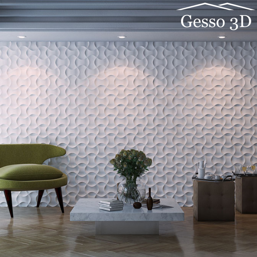 Гипсовая 3D панель Множественные пересечения