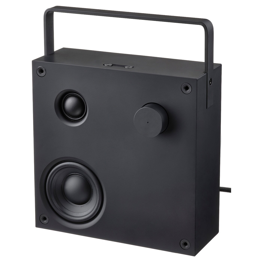 IKEA VAPPEBY  (ИКЕА ВАППЕБЙ)  -  Динамик Bluetooth, черный/ген 3, 20x20 см