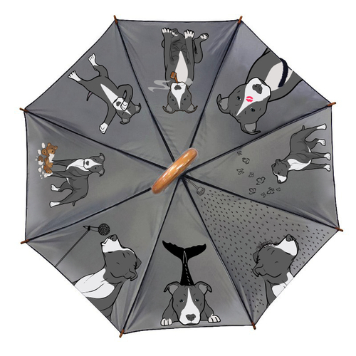 Зонт "Веселые Питбули"