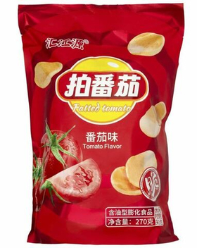 Картофельные чипсы со вкусом томата 270гр