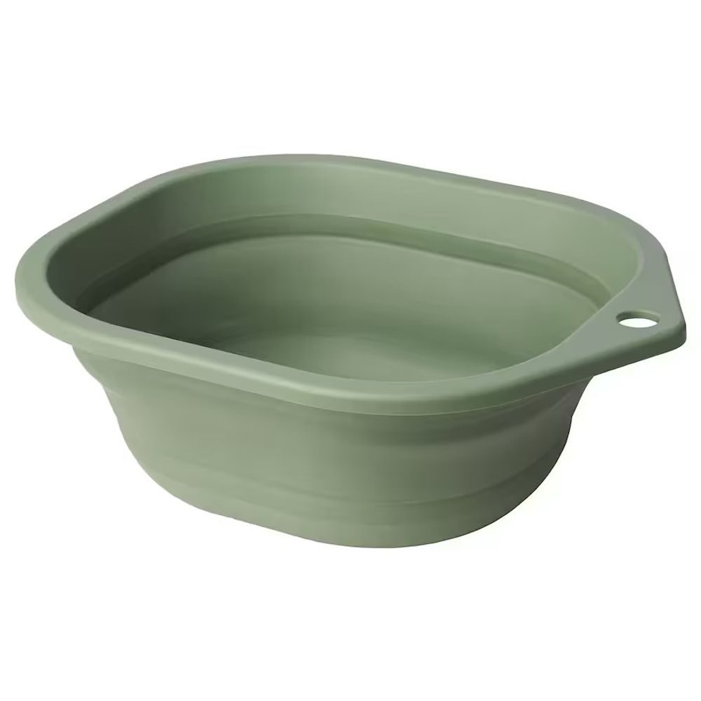 ПЕПРИГ PEPPRIG Ведро складное 10 л, зеленое