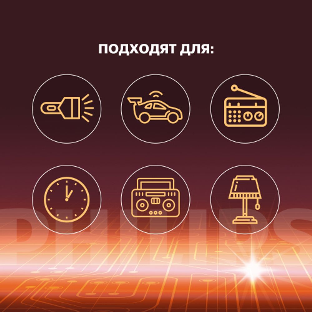 Батарейки Philips LR14P2B/51 С алкалиновые 2 шт. LR14-2BL Power (2/24/48/5760)