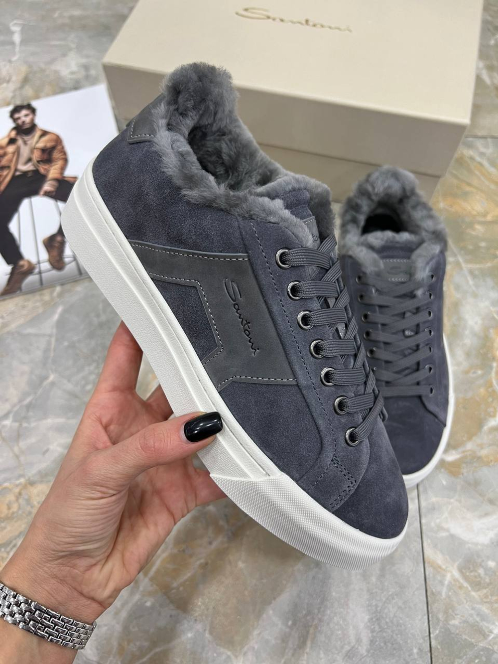 Кеды Santoni