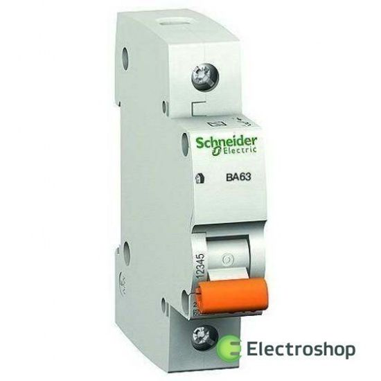 Выключатель автоматический Schneider BA63 C 1P 4.5kA