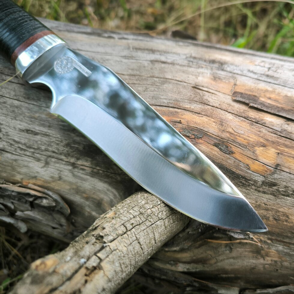 Охотничий нож НС-46А Ельник, с алюминиевыми вставками (Златоуст)