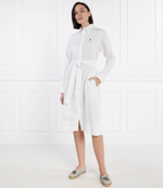 Льняное платье с ремешком LS KGSLY POLO RALPH LAUREN - белый(211943992)