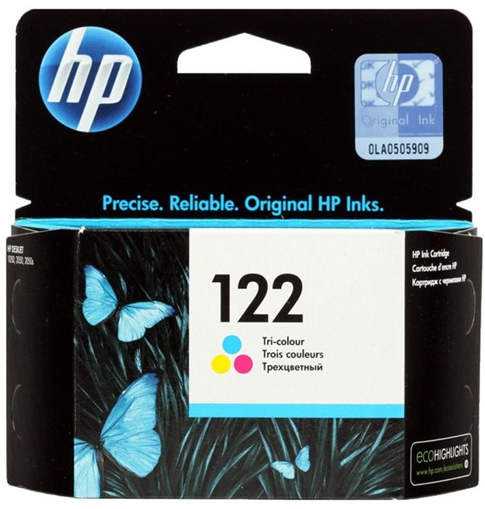 Картриджи HP Tri-color Ink Cartridge HP 122 (CH562HE) многоцветный