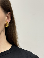 Клипсы кольца с сердечками Moschino
