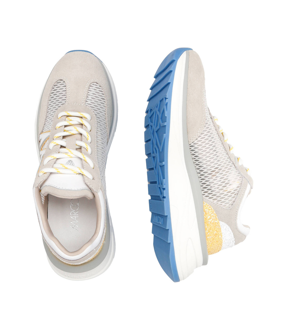 кожаные кроссовки Marc Cain - бежевый(UB SH.02 J03)