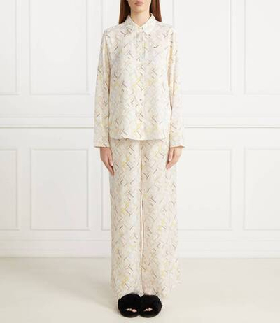 Пижамы LS Tommy Hilfiger - бежевый(UW0UW05377)