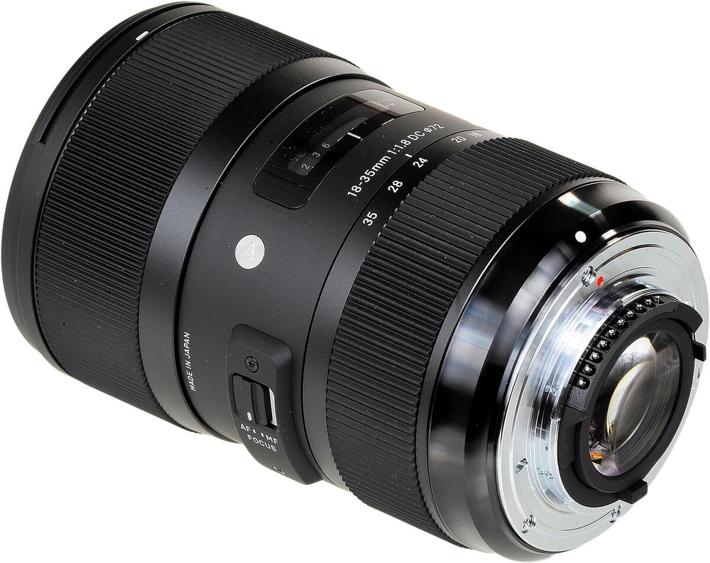 Объектив Sigma AF 18-35mm f/1.8 DC HSM Art Nikon F, черный