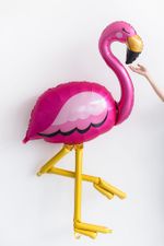 AN Шар фигура ходячая "Фламинго" 34"/86 см х 68"/172 см (БГ-91)