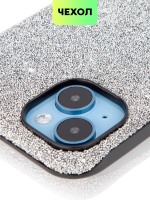 Чехол BROSCORP для Apple iPhone 14 Plus оптом (арт. IP14PLUS-CRYSTAL-GREY)