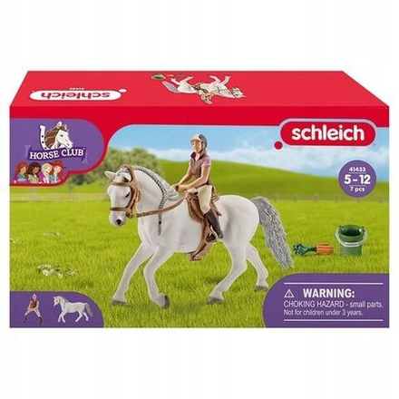 Фигурки Schleich - Всадник на арене со своей кобылой Липицианер 41433