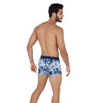 Мужские трусы боксеры темно-синие с принтом Clever AQUA BOXER 062508