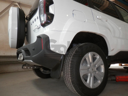Фаркоп оцинкованный Galia L028A для Lada Niva Travel 2021-, Chevrolet Niva 2123 2008-2020, Lada Niva 2020-2021(паспорт и сертификат в комплекте)(без электрики)