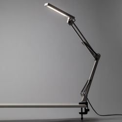 Настольный светильник ЭРА NLED-507-8W-W светодиодный на струбцине белый