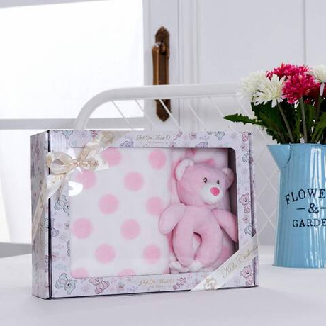 Плед детский с игрушкой Sofi De MarkO №4 розовый