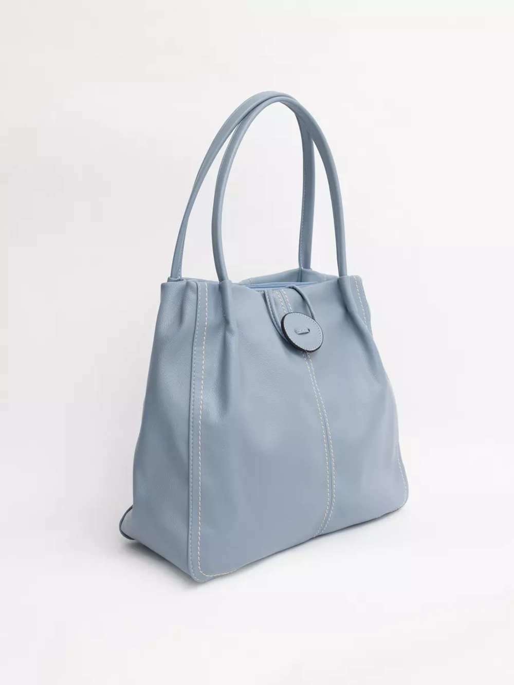 Сумка большая через плечо шоппер мешок