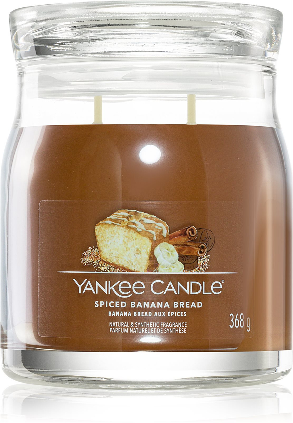 Yankee Candle Spiced Banana Bread - Фирменная ароматическая свеча /   368  g  / GTIN 5038581129235