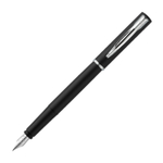 Подарочный набор Перьевая ручка Waterman GRADUATE ALLURE, цвет: черный, перо: F с чехлом на молнии