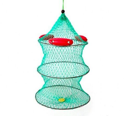 Садок с поплавком капрон. 3кольца 40см