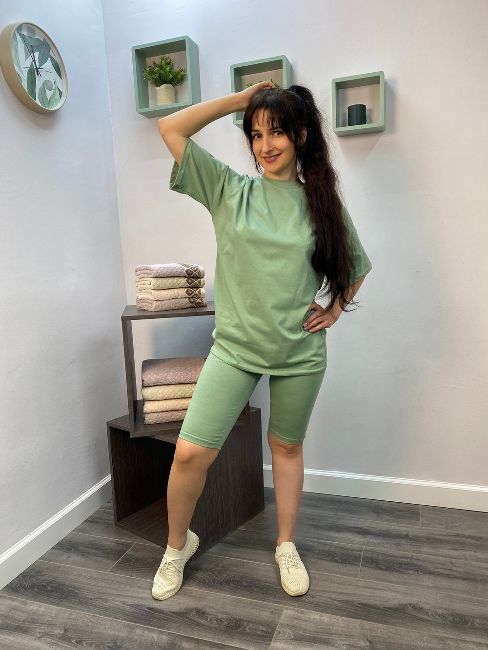 Костюм женский "1267 К.Л" велосипедки (Тексплюс)