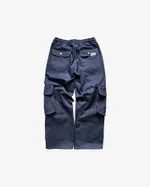 Джинсы SoWhat? Карго Плотные Широкие Темно-Синие