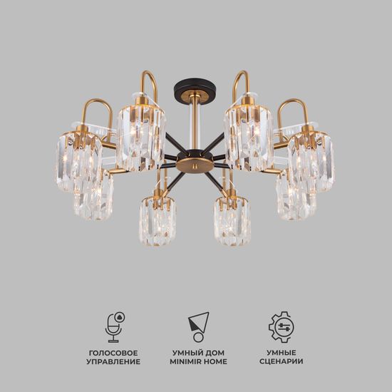 70090/8 / потолочный светильник / черный Smart