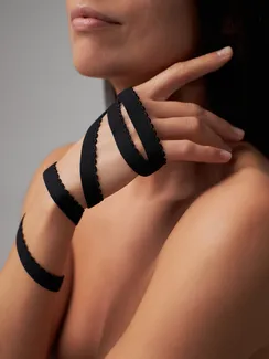 170 641/12 Резинка отделочная Lauma 12 мм, черный 170