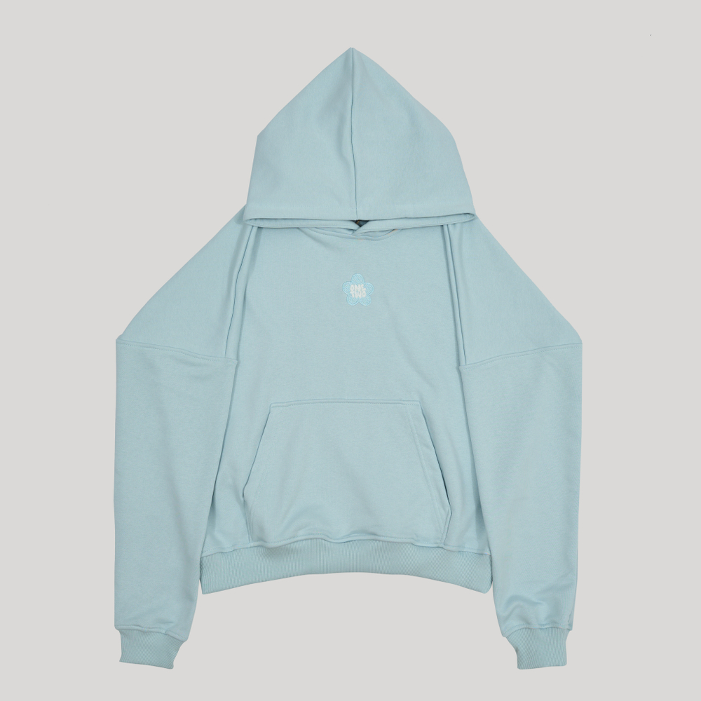 Hoodie LOGO Illusion Blue